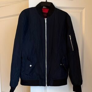 Men's Black Bomber Jacket